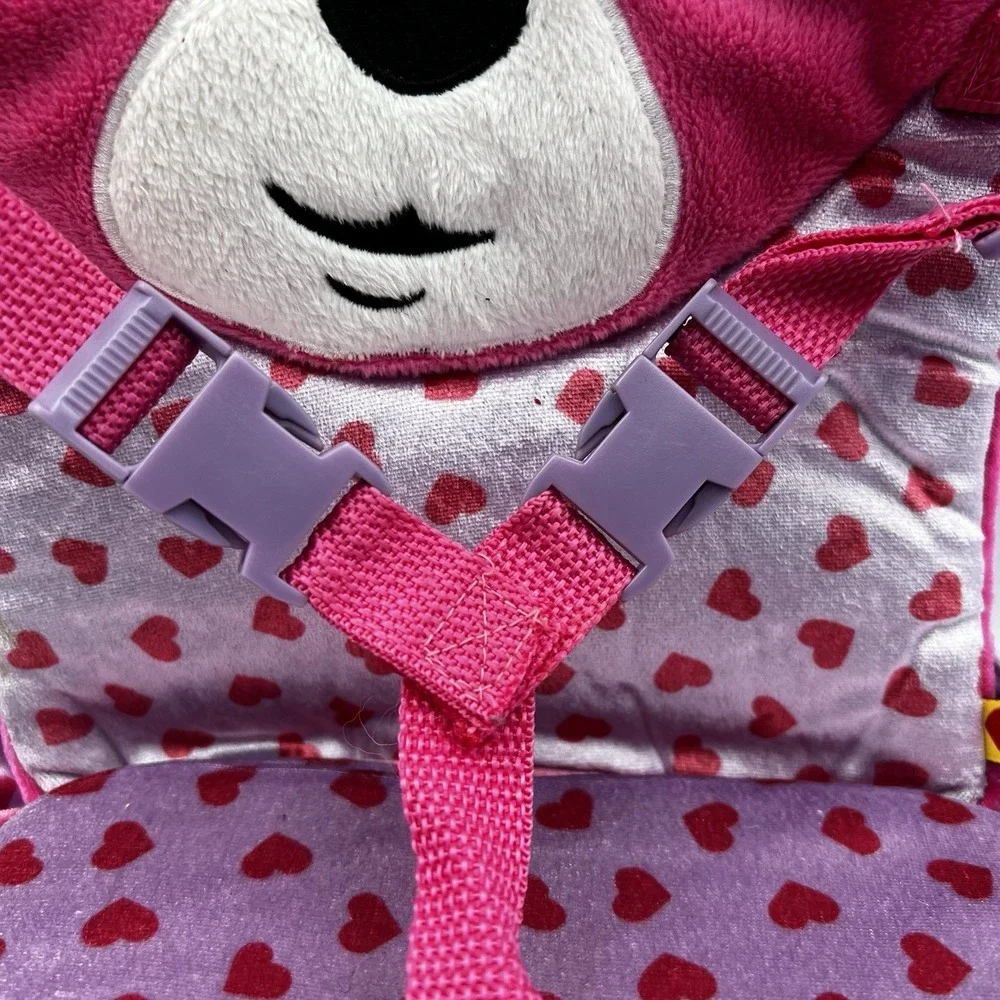 Build A Bear Workshop Teddy Bear Car Seat Pink Heart 2012‎